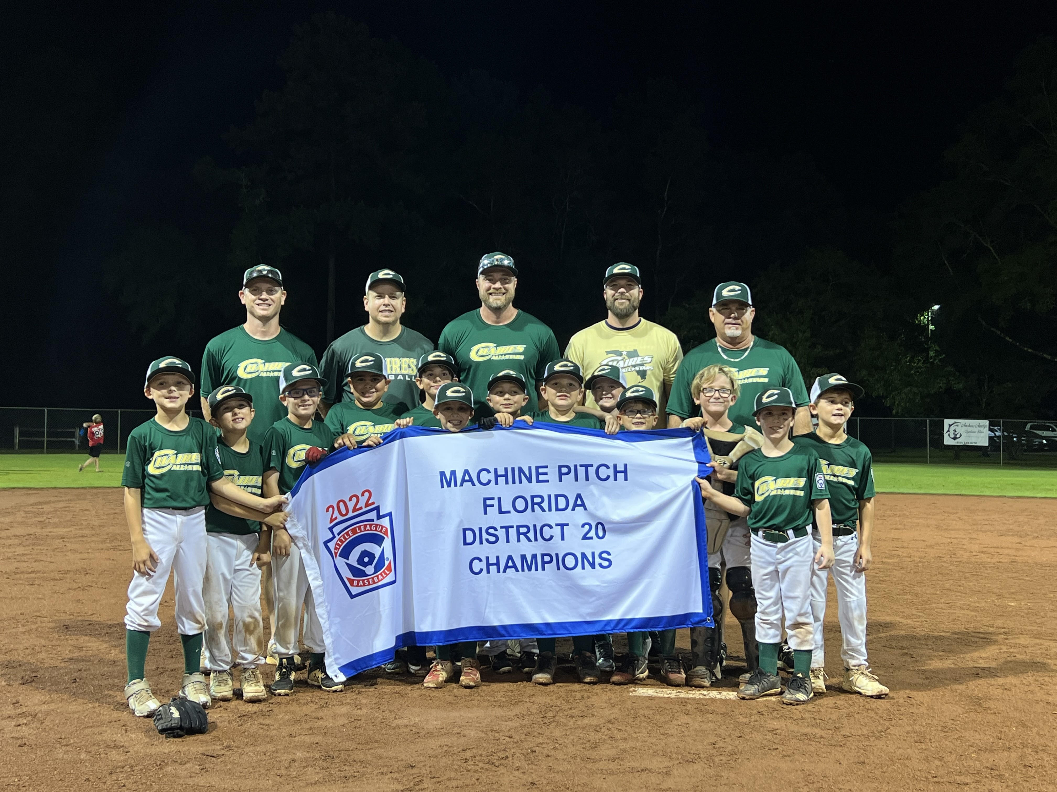 Machine Pitch 2022 District Champions